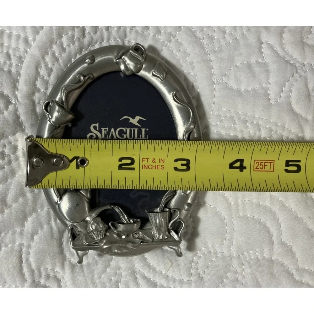 Seagull‎ Pewter Tea Time Picture Frame 4x3